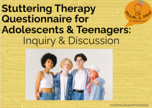 photo of stuttering resource