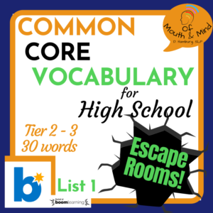 cover of common core vocabulary resource